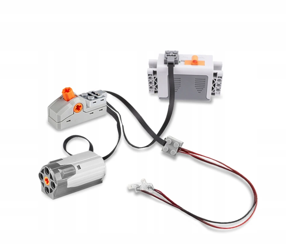Power Functions plytos su nuotolinio valdymo pulteliu ir 2 M varikliais vaikams nuo 3 metų