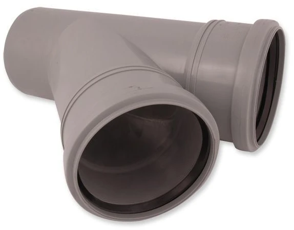Tycner Paslankus vidaus kanalizacijos trišakis, Ø 50/110 mm, 45-88°