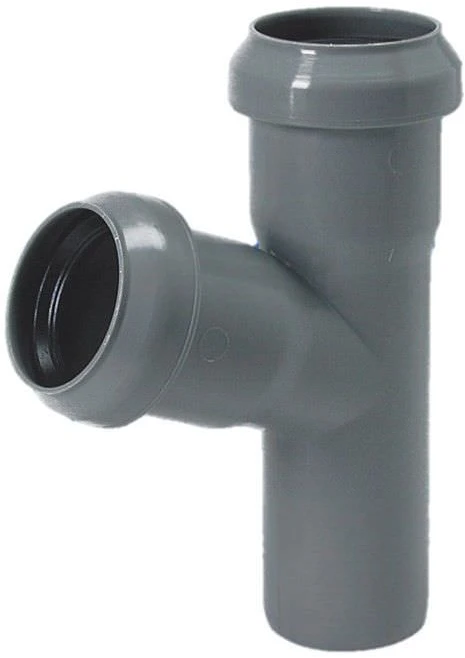 Vidaus kanalizacijos trišakis Wavin, Ø 40 / 40 mm, 67°