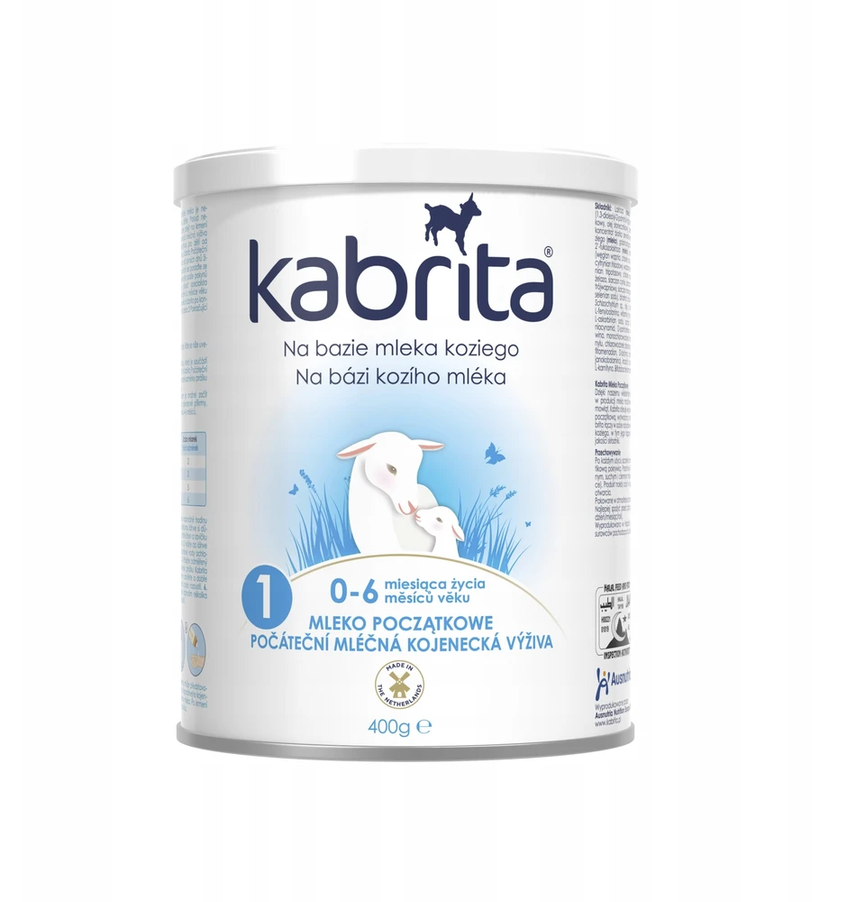 Babybio Pradinis pienas ožkos pieno pagrindu, 0 – 6 mėn., 400g Kabrita 1