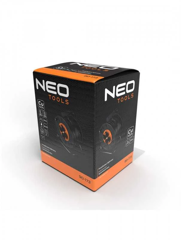 Prailginimo kabelio ritė NEO TOOLS, 30 m, 3x2,5 mm²