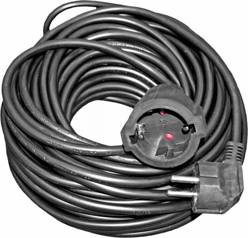 Besk Prailginimo laidas 50m 3x1,0mm² su įžeminimu Juodas