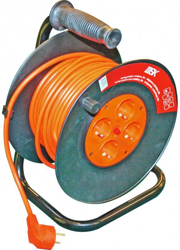 Besk Prailginimo laidas su Rite 25m 3x1mm² 4 lizdai Juodas