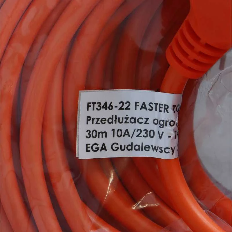 Prailgintojas elektros 2x1,0mm² sodui Faster Tools | 40m