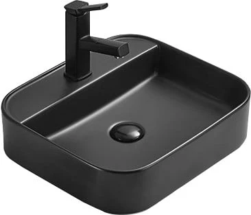 Praustuvas Mexen Vena, 50 cm, Juodas matt