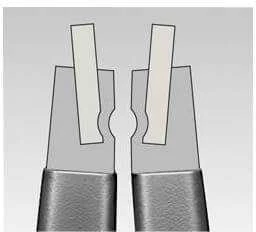 Preciziškos replės vidiniams žiedams KNIPEX 4821J31