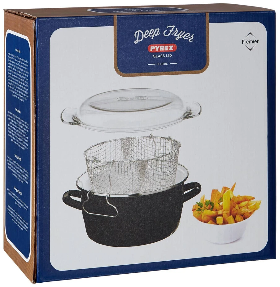 Premier Housewares Premier gruzdintuvė 5 l su karščiui atspariu stikliniu dangčiu, 0102102