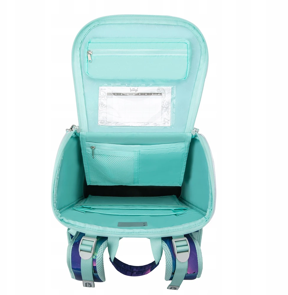 Presco Baagl mokyklinis rinkinys vaikams, 3 dalių, ergonomiška kuprinė Zippy Plus, pirmai klasei, 21 l