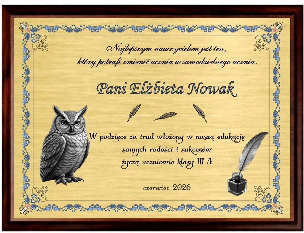 Prezent dla Nauczyciela Długopis Parker IM Stainless su Grawerem UPOMINEK