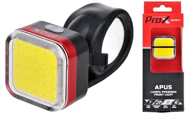 Priekinė lempa ProX Apus COB LED 80Lm USB
