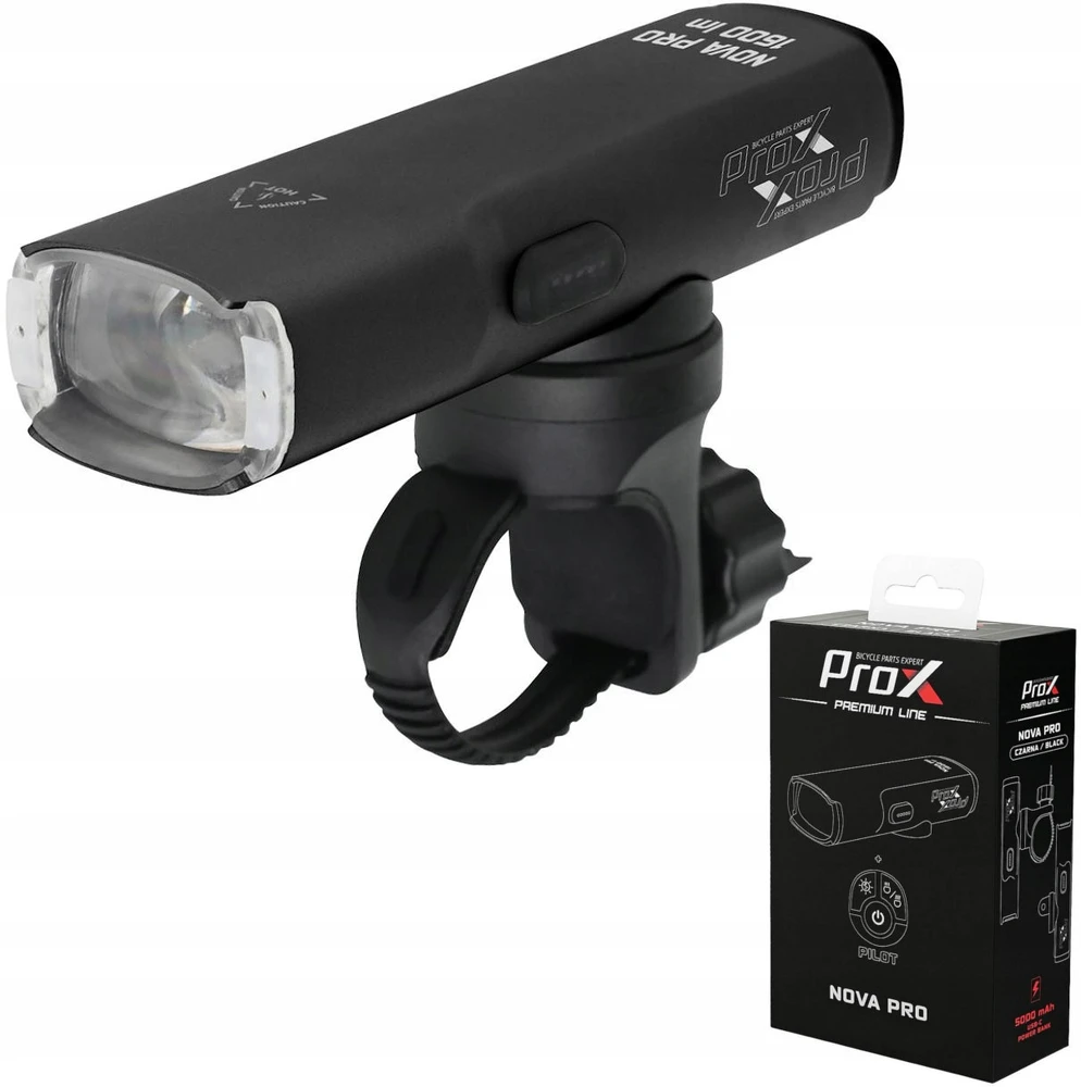 Priekinė lempa ProX Nova Pro 1600Lm Safe+Memory USB