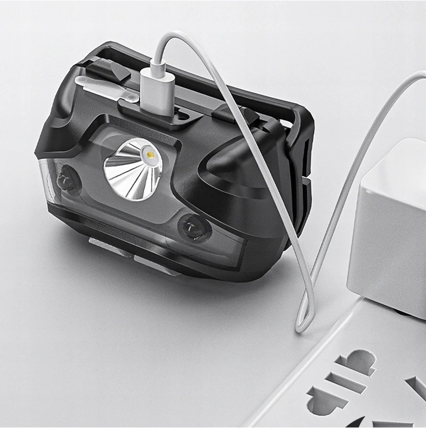 PRIEKINĖS LEMPANOS BATERIJOS PRIEKINĖS LEMPINOS LED LAMP 5 REŽIMAI + USB KABELAS Koanni