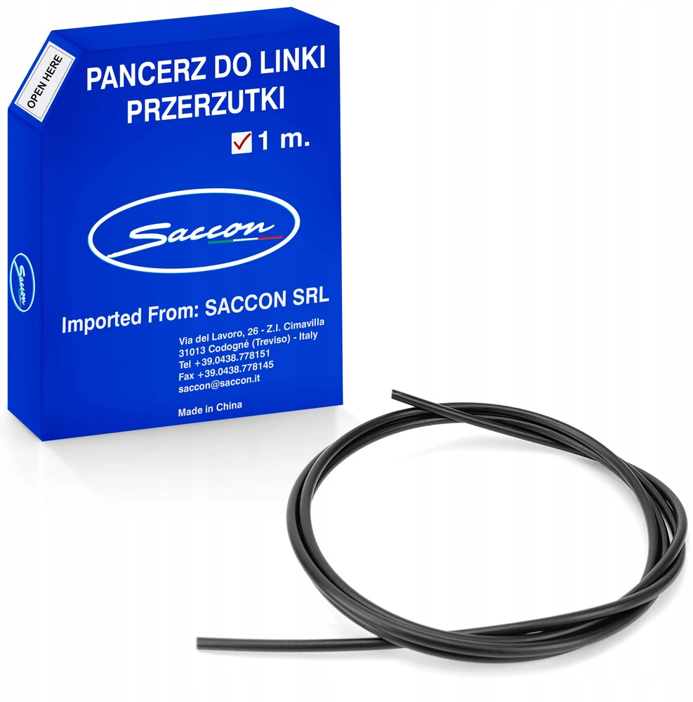 Pavarų šarvas Saccon Italy 4mm 50m su tepalu Box