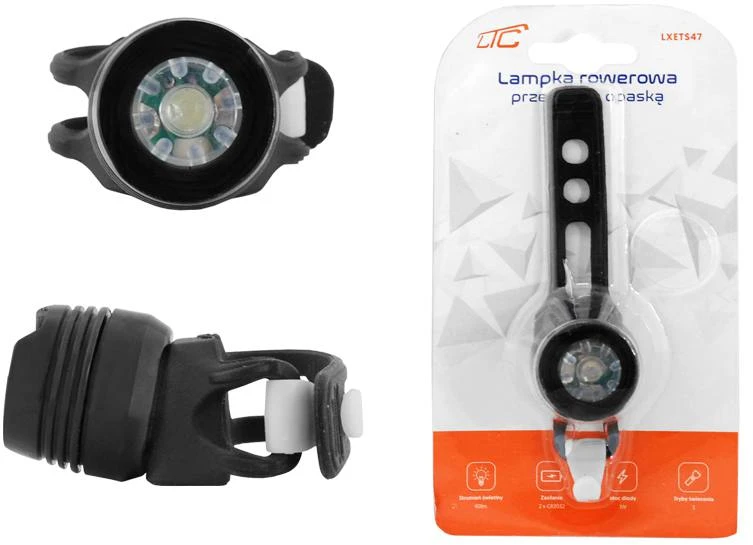 Priekinis dviračio žibintas LTC LXETS47 LED 1W