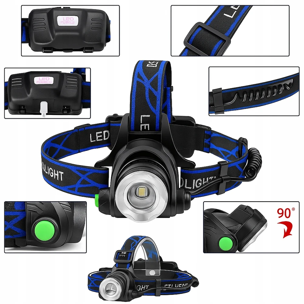 4NEO PRIEKINIS LEMPAS 1 LED LEMPAS MASTILINIO FUNKCIJA SU REGULIUOJAMOMIS KROVIKLIAMS