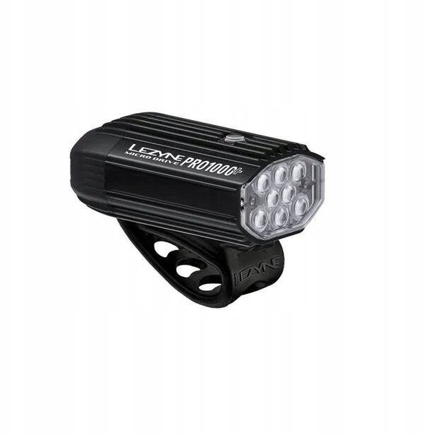 Priekinis žibintas - LEZYNE - Micro Drive Pro 1000+ - 1000 liumenų - Įkrovimas per USB-C - Atsparus vandeniui IPX7