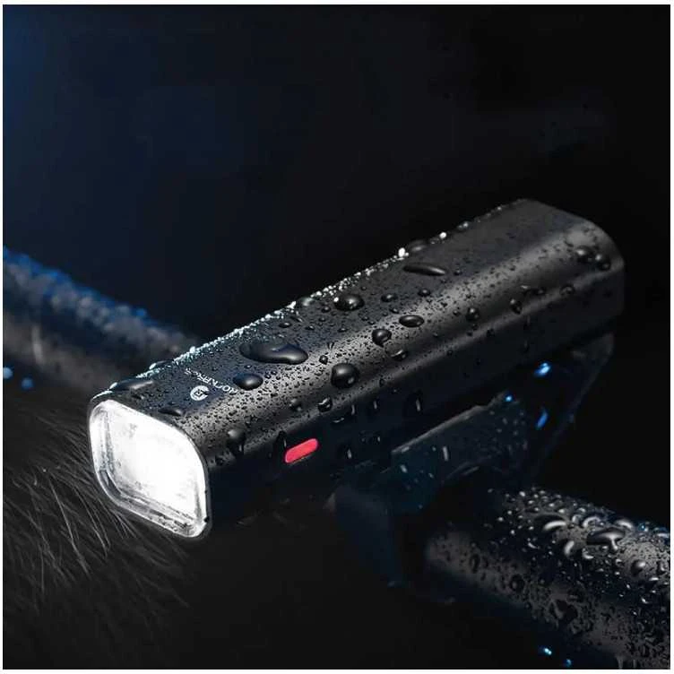 Priekinis žibintas RockBros Bicycle Lights, YQQD400LM, juodas
