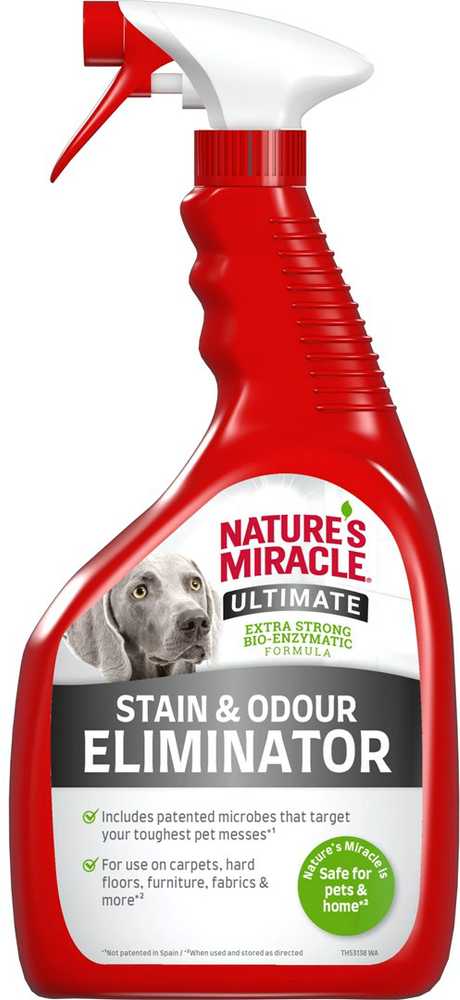 Valiklis šunų dėmėms ir kvapams šalinti Natures Miracle Ultimate Stain & Odour Eliminator Dog 946 ml