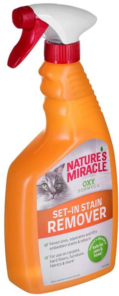 Dėmių ir kvapų valiklis katėms Nature's Miracle SET-IN OXY Stain&Odour REMOVER CAT, 709ml