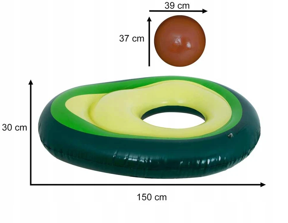 PRIEMONĖS ČIŪŽIS PLAUKIAMS AVOKADU SU SĖKLŲ KUMULIALU DIDELIS PONTOO 150cm XL