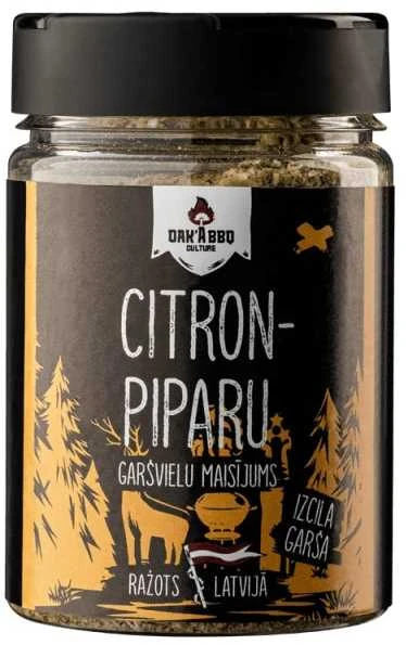Oak a bbq Oakabbq Prieskoniai "Lemon Pepper"