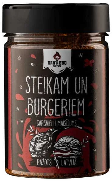 Oak a bbq Oakabbq Prieskoniai steikams ir burgeriams