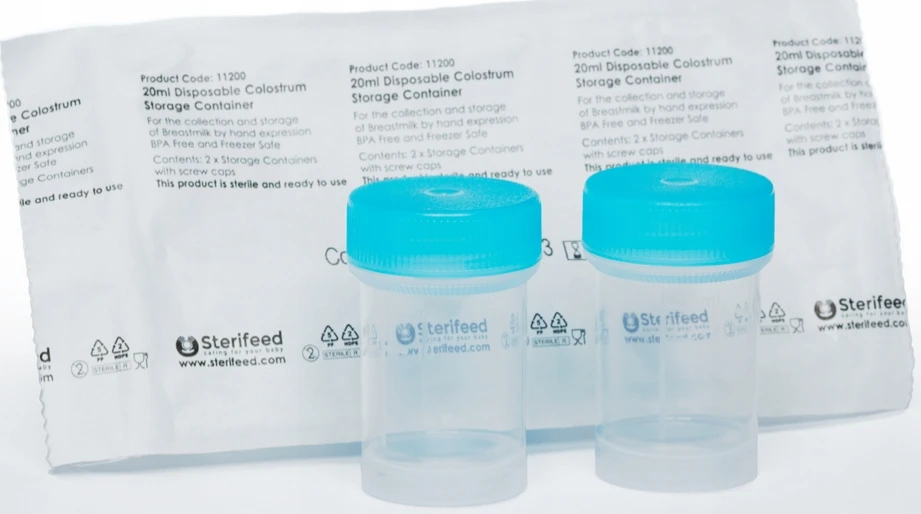 Priešpienio surinkimo indelis 2 x 10 ml Sterifeed 1 vnt