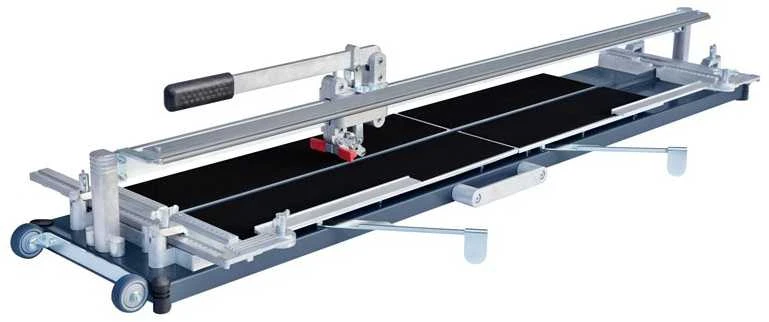 Plytelių pjovimo staklės TOPLINE PRO KAUFMANN | 1250mm | su ratukais transportavimui | 2 liniuotės