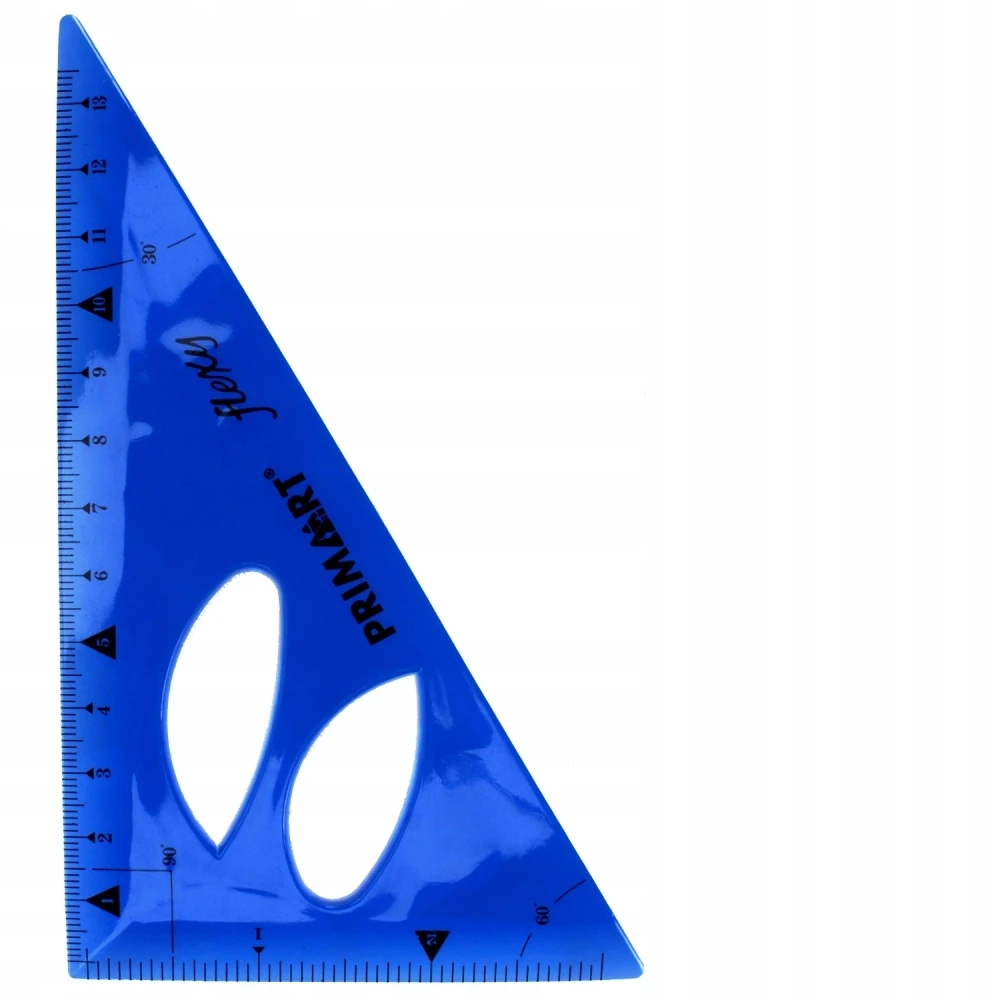 Prima Art Lankstus geometrinis rinkinys: liniuotė 30 cm, matlankis, 2 ekscentrikai