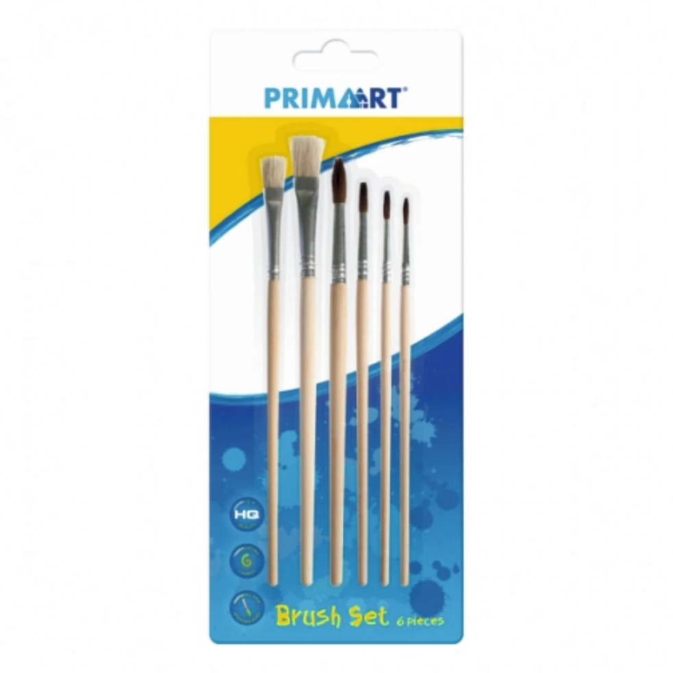 Starpak PRIMA ART ūs šepečiai 6vnt