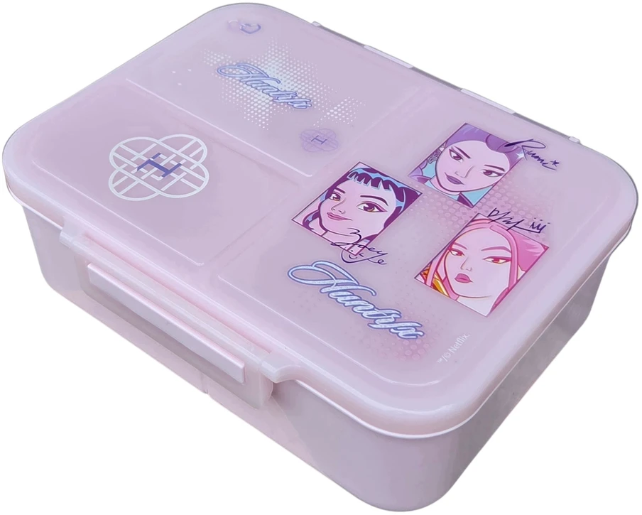Primark KPOP DEMON HUNTERS śniadaniówka lunch box BENTO trzy komory wzór 2