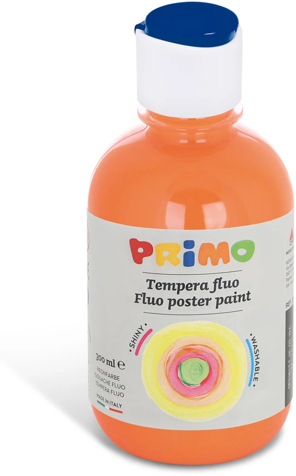 Primo Fluo Plakatiniai Dažai, 300ml, Oranžiniai