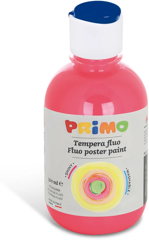 Primo Fluo plakatiniai dažai, ryškiai violetiniai, 300ml