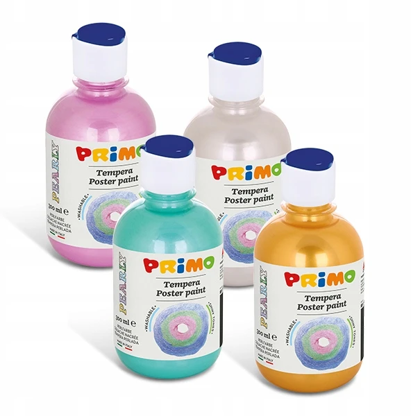Primo Perlų Efekto Plakato Dažai Fioletiniai 300 ml