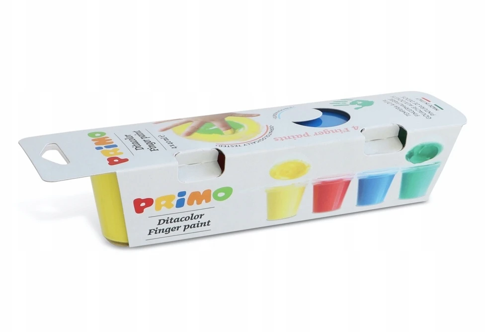 Primo pirštų dažai 4x40ml, 4 spalvos