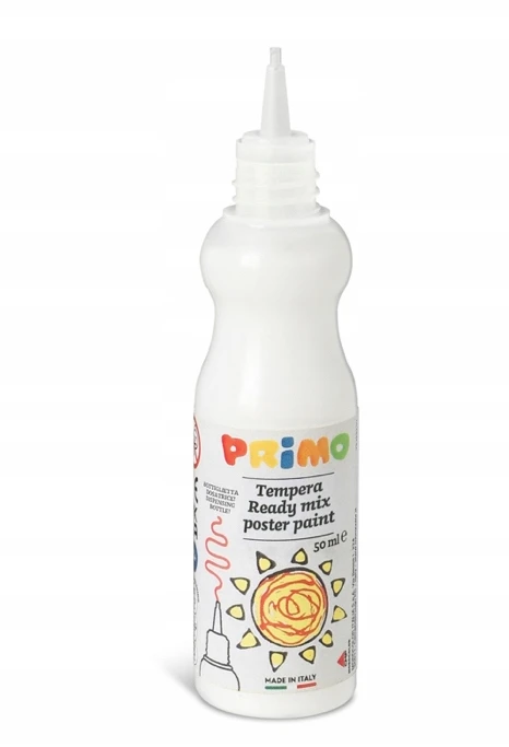 Primo plakatų dažai, balti, 50ml