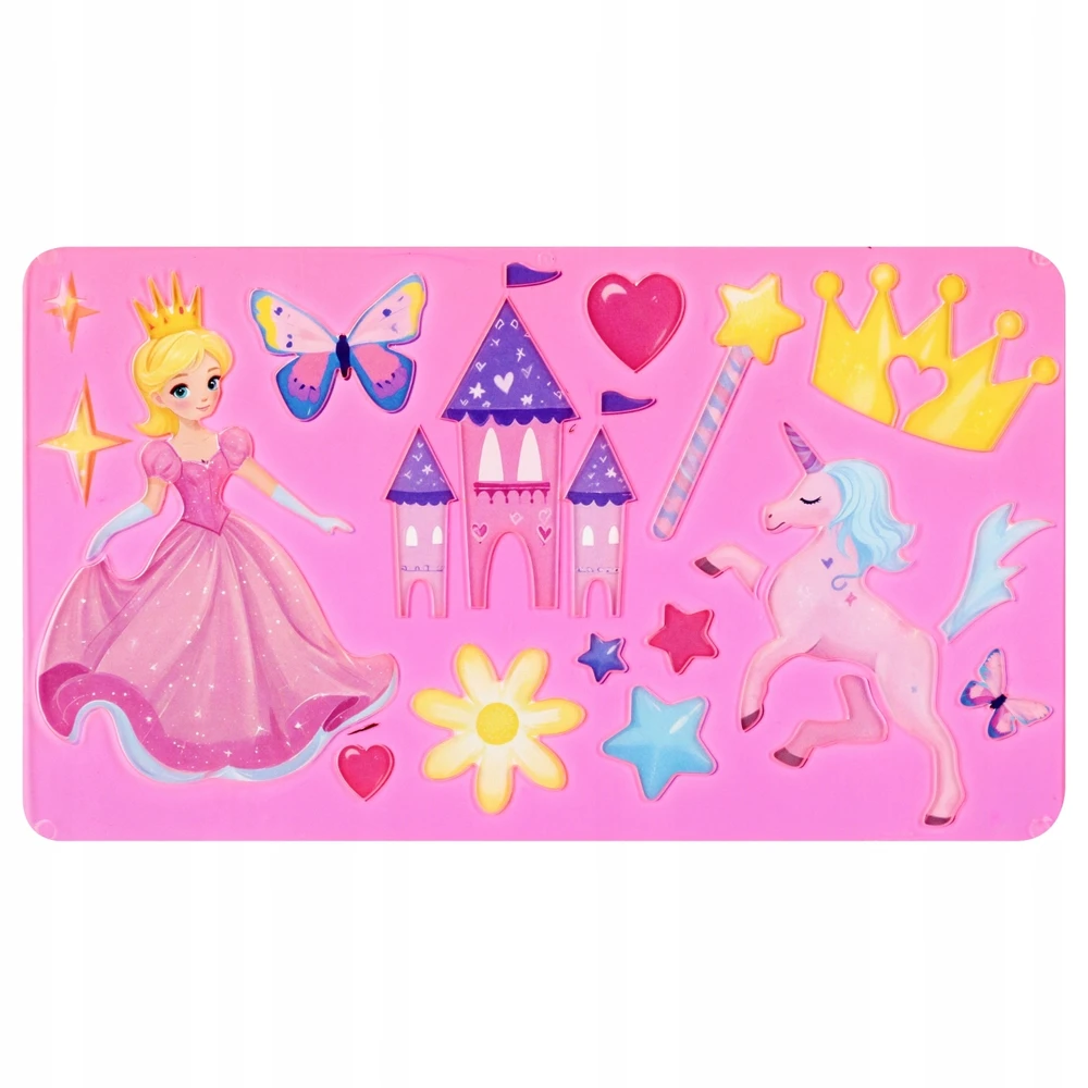 Princesės piešimo šablonas 225x130 2vnt STARPAK 505502