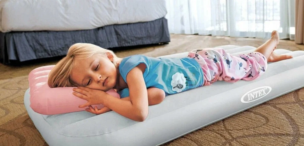 Intex Kidz Pagalvė, 43x28x9 cm, Amžius 3+, 2 Spalvos Intex Pagalvės Kidz 2 Spalvos (Žalias, Žalias)