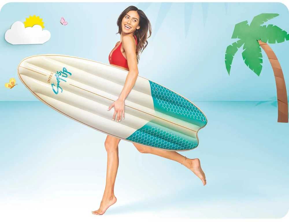 Pripučiamas čiužinys Intex Surf 178x69 cm (58152)