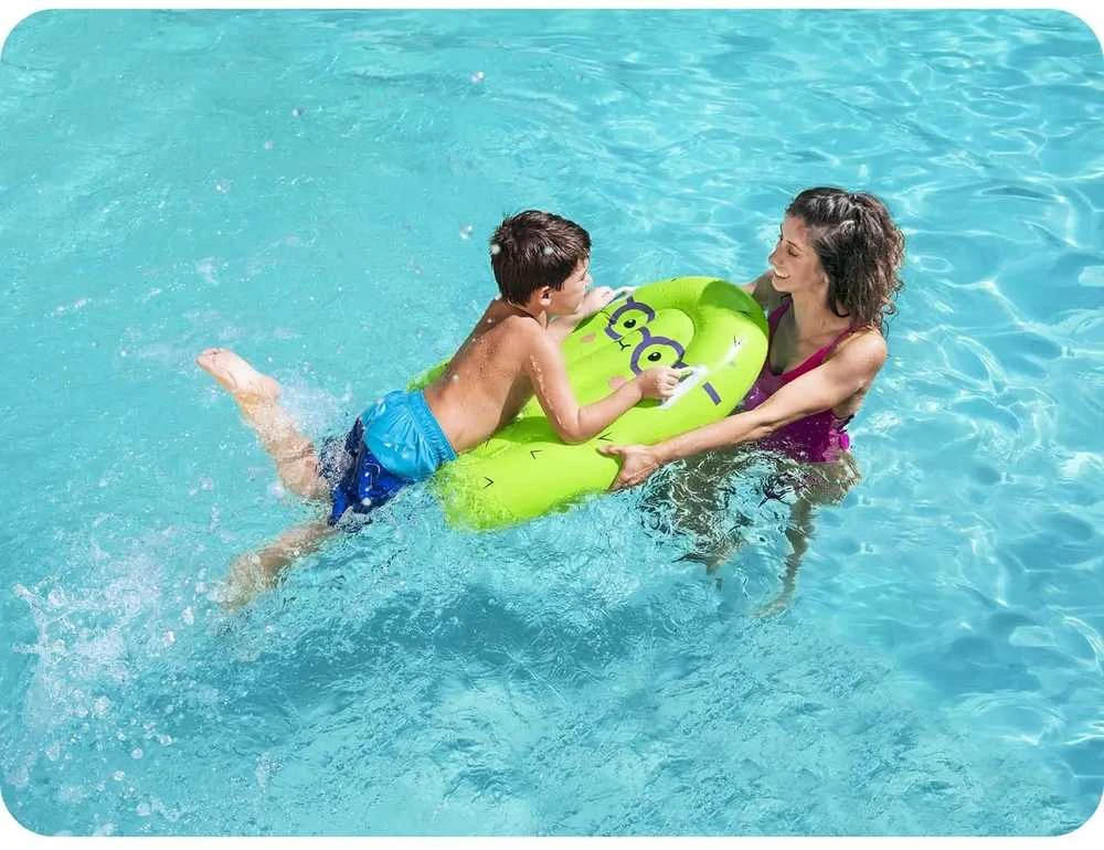 BESTWAY pripučiamas plaustas Surf Buddy 84cm x 56cm, assort., 42049