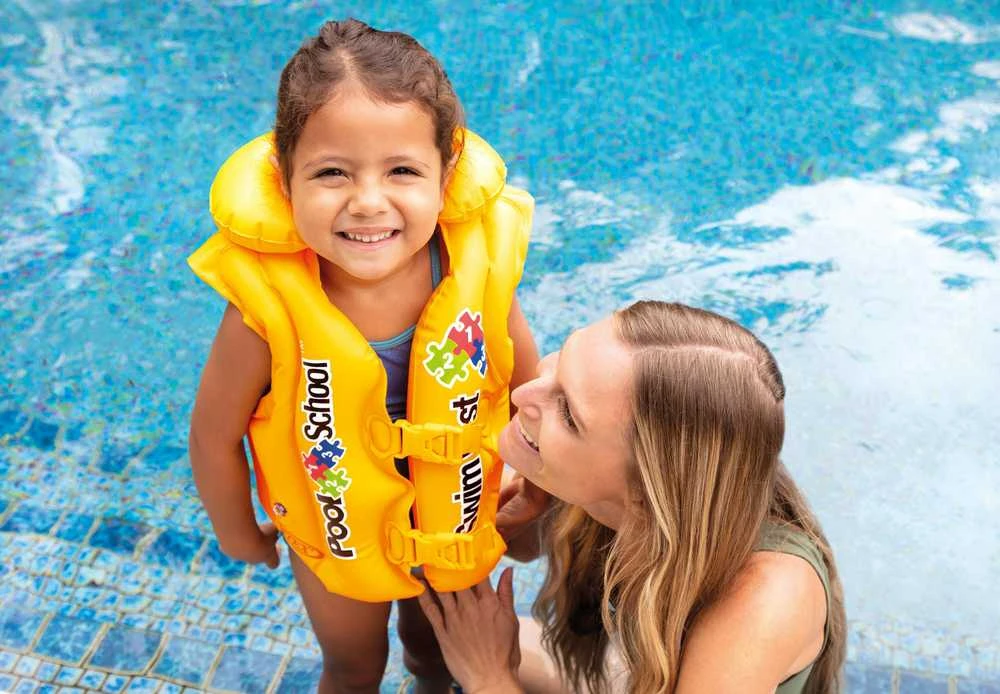 Intex Deluxe Swim Vest Pool School 58660EU Geltona