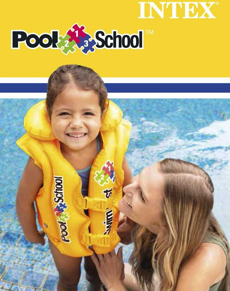 Intex Deluxe Swim Vest Pool School 58660EU Geltona