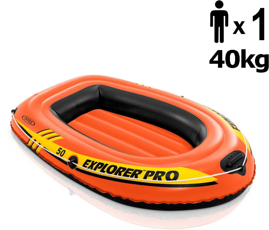 Pripučiama valtis 1 asmeniui Explorer Pro 50 Intex 137x85x23cm/max40kg