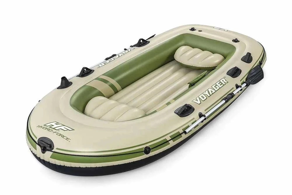 Bestway pripučiamas pontonas + irklai 294 x 137 cm Voyager X3 plaustų rinkinys 65164