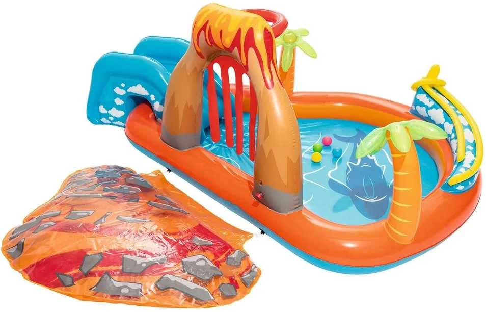Bestway pripučiama žaidimų aikštelė - baseinas Ugnikalnis 265x265x104 cm (53069)