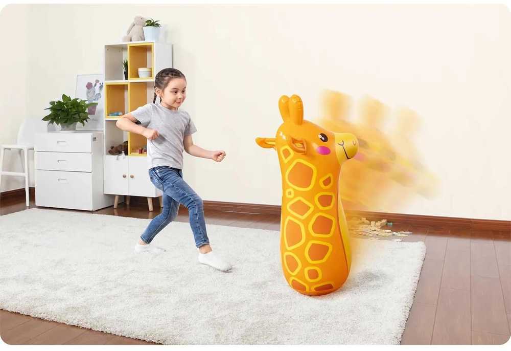 Pripučiama žirafos formos vonia „Bestway 52152“