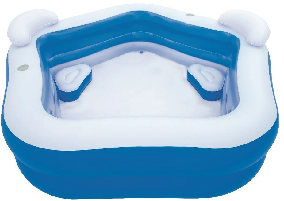 Bestway pripučiamas baseinas su stogeliu, 140x140x114 cm
