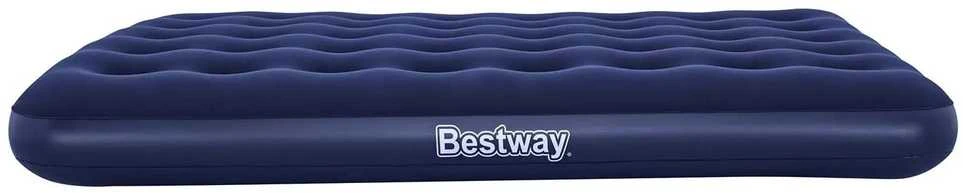 Pripučiamas čiužinys 191x132x22 cm su stūmokliniu pompa Bestway 67002
