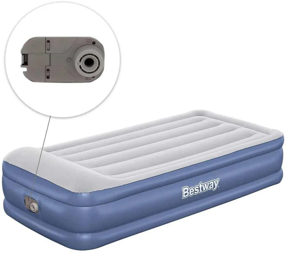 Pripučiamas čiužinys 191x97x46 cm su įmontuotu elektriniu siurbliu Bestway 67628