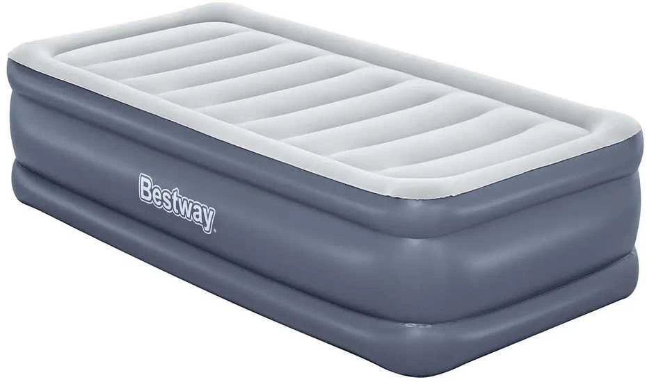 Vienvietis pripučiamas čiužinys su pompa Bestway 191x97x51 cm